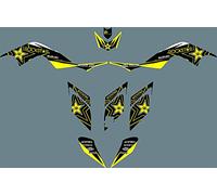 DST0709 3 M Personalizzato Autoadesivi Moto Decalcomanie ATV Grafica Kit per YAMAHA RAPTOR 700 2006 07 09 10 11 12