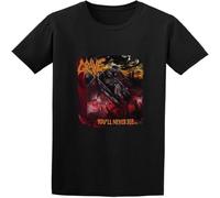 Dstarbbk Men's T Shirt Grave Youll Never See Logo Short Sleeves Black XL