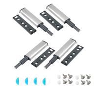 Dstarymnix Push Pull Ante, Push to Open for Doors, Apertura Porte a Pressione e Sistema di Apertura Cassetti, Sistema Apertura Cassetti per Armadi e Mobili Casa 4 Pezzi