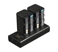 DSTE 2 batterie di ricambio NP-F750 + caricatore USB doppio con display LCD compatibile con NP-F730 NP-F770 CCD-SC5 CCD-TRV80PK DCR-TRV820 CCD-SC55 CCD-TRV81 DCR-TRV820K CCD-SC65 CCD-TRV815 DCR-TRV9