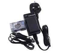 DSTE® 2 batterie ricaricabili agli ioni di litio EN-EL9 + adattatore per caricabatterie da viaggio e auto DC15U per fotocamera digitale Nikon D40 D40x D60 D3000 D5000 come Nikon ENEL9 EN-EL9A