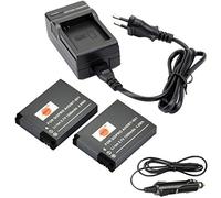 DSTE 2-pacco AHDBT-001 Batteria + Caricabatteria per AHDBT-001 HERO HERO2