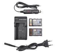 DSTE 2-Pacco BN-VF808 BN-VF808U Ricambio Batteria + DC36E Caricabatteria Compatible per JVC GZ-MG130 GZ-MG132 GZ-MG133 GZ-MG135 GZ-MG148 GZ-MG150 GZ-MG155 GZ-MG175 GZ-MG255 GZ-MG275