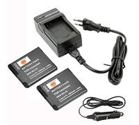 DSTE 2-pacco DMW-BCL7 DMW-BCL7E Batteria + Caricabatteria Compatibile per Panasonic Lumix DMC-F5 DMC-FH10 DMC-FS50 DMC-SZ3 DMC-SZ3GK DMC-SZ9 DMC-XS1 DMC-XS3