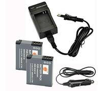 DSTE 2-pacco DMW-BCM13 DMW-BCM13E Batteria + DC145E Caricabatteria Compatibile per Pancomeonic Lumix DMC-TS5, DMC-TZ40, DMC-ZS27, DMC-ZS30, DMC-ZS35, DMC-FH27