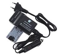 DSTE 2-Pacco DMW-BLC12 DMW-BLC12E DMW-BLC12PP Ricambio Batteria + Caricabatteria Compatible pour Lumix DMC-G7 DMC-GH2 DMC-FZ200 DMC-FZ1000 DMC-FZ2500 DMC-FZ2000