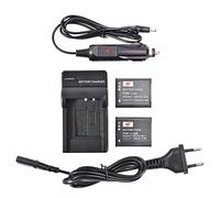 DSTE 2-Pacco LI-50B LI50B Ricambio Batteria + DC16E Caricabatteria Compatibile per Olympus Stylus 1010 1020 1030 9000 9010 SP-800UZ SP-810UZ SZ-10 SZ-11 SZ-12 SZ-15 SZ-20