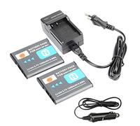 DSTE 2-pacco NP-BN1 Ricambio Batteria + DC95E Caricabatteria per Sony Cyber-shot DSC-W510 W515PS DSC-H9 W500 DSC-W520 DSC-W530 DSC-W550 DSC-W560 DSC-W570 DSC-W580 DSC-W610 DSC-W620 DSC-W650