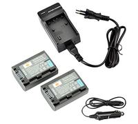 DSTE 2-Pacco NP-FH50 Batteria + Caricabatteria Compatible per Sony DSLR-A230 DSLR-A290 DSLR-A330 DSLR-A380 DSLR-A390 DSC-HX100V HDR-TG3 HDR-TG5