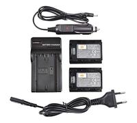 DSTE 2-Pacco NP-FZ100 FZ100 Ricambio Batteria + DC167E Caricabatteria Compatibile per Sony A7R3 A7R III α7R III α7R3