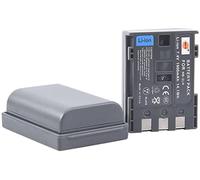 DSTE 2-Pacco Ricambio Batteria Compatibile per Canon NB-2L NB-2LH Optura 30 40 50 60 400 500 PowerShot G7 G9 S30 S40 S45 S50 S60 S70 S80 VIXIA HF R10 HF R100 HF R11 Digital Rebel XT XTi FV500 FVM20
