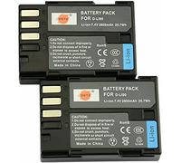 DSTE 2-Pacco Ricambio Batteria Compatibile per Pentax D-LI90 K-01 K-3 K-3II K-5 K-52K-5II K-5IIs K-7 K-7D645D 645Z