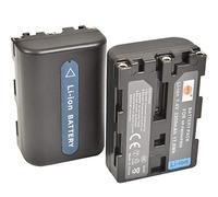 DSTE 2-Pacco Ricambio Batteria Compatibile per Sony NP-FM50 NP-FM55H CCD-TR108 CCD-TR208 CCD-TR408 CCD-TR748 CCD-TRV106 CCD-TRV107 CCD-TRV108