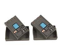DSTE 2-Pacco Ricambio Batteria per Canon NB-1L NB-1LH IXUS 200a 300 300a 320 330 400 430 500 v2 v3 vII IXY 200 200a 300 300a 320 400 430 450 500 S200 S230 S330 PowerShot 100 S110 S200 S230 S300
