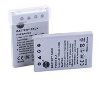 DSTE 2-Pacco Ricambio Batteria per Nikon EN-EL5 Coolpix P510 P520 P530 P5000 P5100 P6000 S10 3700 4200 5200 5900 7900 P3 P4 P80 P90 P100 P500
