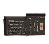 DSTE 2-Pacco Ricambio Batteria per Panasonic DMW-BLH7 DMW-BLH7E DMW-BLH7GK DMW-BLH7PP Lumix DMC-GM1 DMC-GM1D DMC-GM1K DMC-GM1KD DMC-GM1KEB DMC-GM1KK DMC-GM1KS DMC-GM1KW DMC-GM1S DMC-GM1W DMC-GF7K