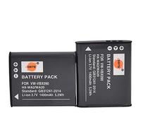 DSTE 2-Pacco Ricambio Batteria per Panasonic VW-VBX090 HX-WA03 HX-WA2 HX-WA2GKHX-WA20 HX-WA3HX-WA30 HX-WA301