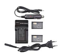 DSTE 2-Pack Batteria + Travel Caricabatteria Compatibile per Sony NP-BX1 ZV-1F DSC-HX90V DSC-WX500 DSC-HX400V DSC-HX60V DSC-WX300 HDR-GW66V HDR-GWP88V FDR-X3000 HDR-AS300 FDR-X1000V HDR-MV1