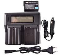 DSTE 2-Pack EN-EL15 ENEL15 Batteria + LCD Dual Caricabatterie Compatibile per Nikon D7200, D7100, D750, D600, D810, D750, D800E, D810A, D800