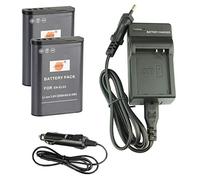 DSTE (2-Pack) EN-EL23 Batteria & Caricabatteria Compatibile per Nikon Coolpix P600 Coolpix S810c P900 P900s