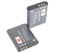 DSTE 2pcs 3.7V 900mAh DB-110 rechargeable li-ion Batteria Compatibile per Ricoh GR III,Ricoh WG-6,Ricoh G900,Ricoh G900SE Fotocamera
