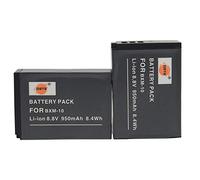 DSTE 2pcs 8.8V 950mAh BXM-10 rechargeable li-ion Batteria Compatibile per XiaoYi BXM-10,XiaoYi YI-M1 Mirrorless