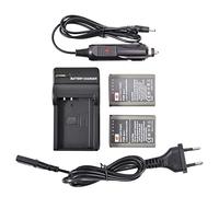 DSTE 2PCS BLN-1 Ricambio Batteria + DC133E Caricabatteria Compatibile per OLYMPUS E-M1 E-M5 OM-D PEN E-P5 Mark II