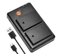 DSTE 2PCS BLS-1 PS-BLS1 (2100mAh/7.4V) Batteria Caricatore Compatibile per Olympus E-400, E-410, E-420, E-450, E-600, E-620, E-P1, E-P2, E-P3, E-PL1, E-PL3, E-PM1