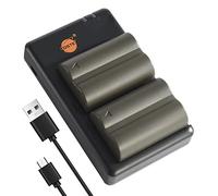 DSTE 2PCS BP-511 BP511A (2300mAh/7.4V) Batteria & Caricatore Compatibile per Canon EOS 20Da, 300D, 30D, 40D, 50D, 5D, D30, D60