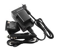 DSTE 2PCS BP-808 Batteria + Caricabatteria Compatibile per Canon FS10 FS100 FS200 FS306 FS406 HF M32 M40