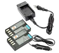 DSTE 2pcs D-LI109 Batteria + Caricabatteria Compatibile per Pentax K-R K-30 K-50 K-500 K-2 K-S2 K-S1