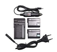DSTE 2pcs EN-EL15 Batteria + Caricabatteria Compatibile per Nikon D600 D610 D750 D800 D850