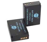 DSTE 2pcs LP-E12 Batteria Compatibile con Canon EOS M100, Rebel SL1, EOS 100D, EOS M, EOS M2, EOS M10