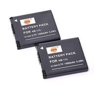 DSTE 2PCS NB-11L NB-11LH Batteria compatibile con Canon PowerShot A3500, A4000, A2300, A2400, A2500, A2600, A3400,