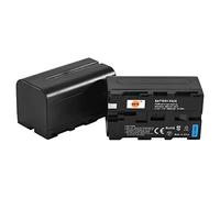 DSTE 2pcs NP-F750 NP-F730 NP-F770 compatibile con Sony CCD-SC5 DCR-TRV820K CCD-SC65 DCR-TRV9 CCD-TRV82 DCR-TRV900CCD-TR3000 CCD-TRV85