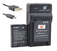 DSTE 2x EN EL12 Li ion Batteria e Caricabatterie USB Compatibile per Nikon