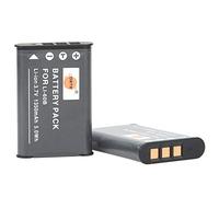 DSTE 2x Li-60B Li-ion Batteria Compatibile per Olympus FE-370,Pentax D-LI78,Optio L50,M50,M60,S1,V20,W60,W80,EN-EL11,Coolpix S550,S560,Ricoh DB-80,R50, Sanyo DB-L70,Xacti VPC-E10 Fotocamera