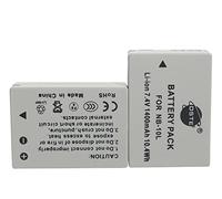 DSTE - Batteria agli ioni di litio compatibile con Canon NB-10L, PowerShot G1X, G3x, G15, G16, SX40, SX50, SX60 G3 x fotocamera