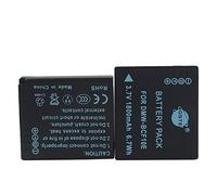 DSTE - Batteria agli ioni di litio compatibile con Panasonic DMW-BCF10E, DMW-BCF10, DMC-FH3, DMC-FT4, DMC-FX68, DMC-FX550, DMC-TS3, DMC-FH20, DMC-FX60, CGA-S106B