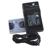 DSTE - Batteria agli ioni di litio e caricabatterie micro USB, compatibile con Panasonic DMW-BCJ13E DMW-BCJ13PP Lumix DMC-LX5 DMC-LX5GK DMC-LX5K DMC-LX5W Leica D-LUX5 D-LUX6