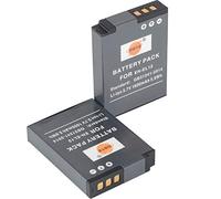 DSTE - Batteria ricaricabile agli ioni di litio EN-EL12, compatibile con Nikon Coolpix P310, S6300, S8000, S8100, S8200, S9050, S9100, S9200, S9300, S9400, S9500, S9600, AW100, 2 pezzi AW100s, AW110