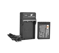 DSTE BLX-1 - Batteria agli ioni di litio e caricatore micro USB compatibile con Olympus OM-1 OM1 Micro SLR Camera OM System