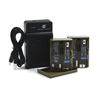 DSTE BP-511 Li-Ion Batteria (2-Pacco) e Caricabatterie USB per Canon BP-511 BP-511A