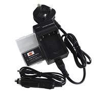 DSTE® Caricabatterie DC109U + EN-EL19 Batteria per Nikon Coolpix S100, S2500, S2600, S2700, S2750, S3100, S3200, S3300, S3400, S3500, S4100, S4150, S4200, S4300, S4400, S5200, S6400, S6500, S6600 Digital Cameras