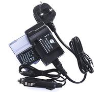 DSTE® Caricabatterie DC68U + 2x S007E Batteria per Panasonic CGA-S007, CGA-S007A/1B, CGA-S007E, CGR-S007E, CGR-S007E/1B, DMW-BCD10 and Panasonic DMC-TZ11, DMC-TZ15, DMC-TZ4, DMC-TZ5, DMC-TZ1, DMC-TZ1-A, DMC-TZ1-K, DMC-TZ1-S, DMC-TZ11GK, DMC-TZ15GK, DMC-TZ1BK, DMC-TZ1BS, DMC-TZ1EB-A, DMC-TZ1EB-K, DMC-TZ1EB-S, DMC-TZ1EF-A, DMC-TZ1EF-K etc