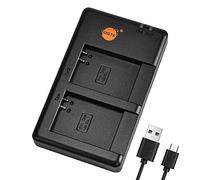 DSTE CB-2LC Batteria USB Dual Quick Caricatore Compatibile per Canon NB-10L,PowerShot G1 X, G15, G16, SX40 HS, SX50 HS