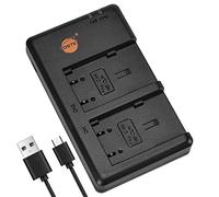 DSTE CB-2LWE Batteria USB Dual Quick Caricatore Compatibile per NB-2L, NB-2LH, PowerShot G9 S45 S50 S60 S70 S80 VIXIA HF R10 HF R100 HF R11 HG10 HV40 ZR100 ZR200 ZR300