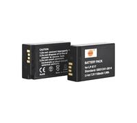 DSTE - Confezione da 2 batterie agli ioni di litio LP-E17, 7,2 V, 1100 mAh, compatibili con Canon EOS-X8I, 750D, 760D, 800D, 77D, EOS M3, EOS M5/M6, EOS 200D, EOS RP, EOS 200DII, EOS-REBEL-SL3, EOS