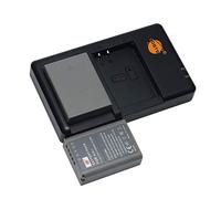 DSTE - Confezione da 2 batterie di ricambio BLN-1 BCN-1 + doppio caricatore USB con display LCD, compatibile con fotocamera Olympus BLN-1 E-M1 E-M5 OM-D Pen-F E-P5 Mark II