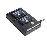 DSTE - Confezione da 2 batterie e micro USB Dual Charger compatibili con DMW-BCG10 e Panasonic Lumix DMC-TZ6 DMC-TZ7 DMC-TZ8 DMC-TZ10 DMC-TZ18 DMC-TZ19 come Panasonic DMW-BCG10E DMW-BCG10PP Leica DC7